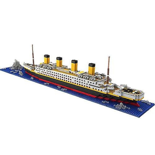 1860pcs Titanic Shape Model Building Blocks Model Construction Kit