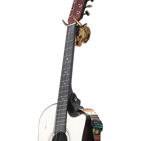 Gitarrhållare Vägg Hängare Tjur Konst Gitarr Ukulele Hängare Gitarr Hängare Vägg Hängare Stativ För Bas