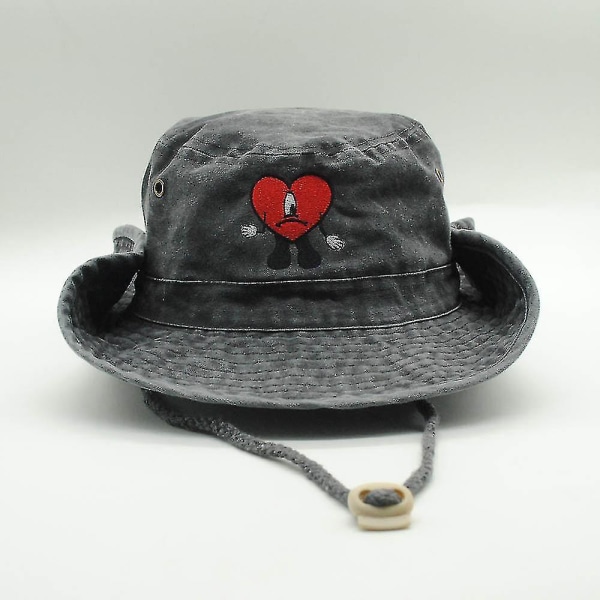 Mote Sports Team Hat Bad Bunny Hat Brodert Bred Brems Vasket Bomull Safari Bad Man Vandring Fiske Bunny Hat 9