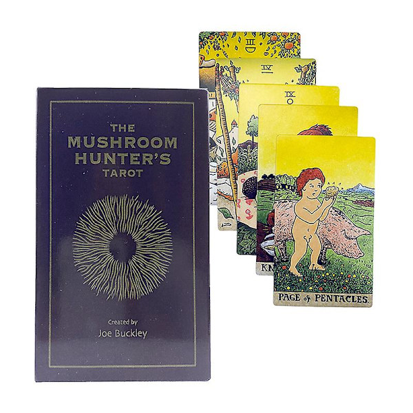 12*7cm The Mushroom Hunter's Tarot Card Party Board Game Divination W/manual