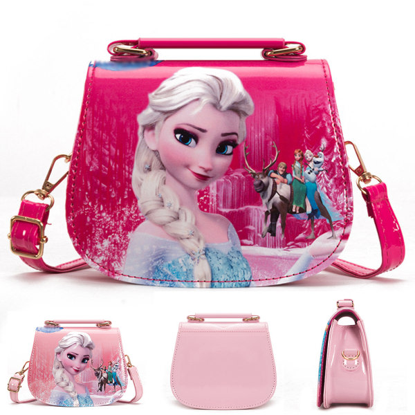 Frozen 2 Elsa Anna Princess Olkalaukku Käsilaukku lapsille Pinkki Pink