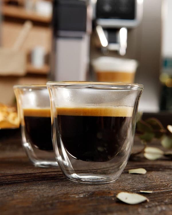 DLSC310 dubbelväggiga espressoglas set om 2, 2 stycken (förpackning om 1)