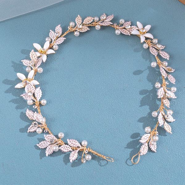 Rhinestones Pearl Decor Female Hairbands Hair Accessories With Dazzling Rhinestones For Woman Hair Styling Tools
