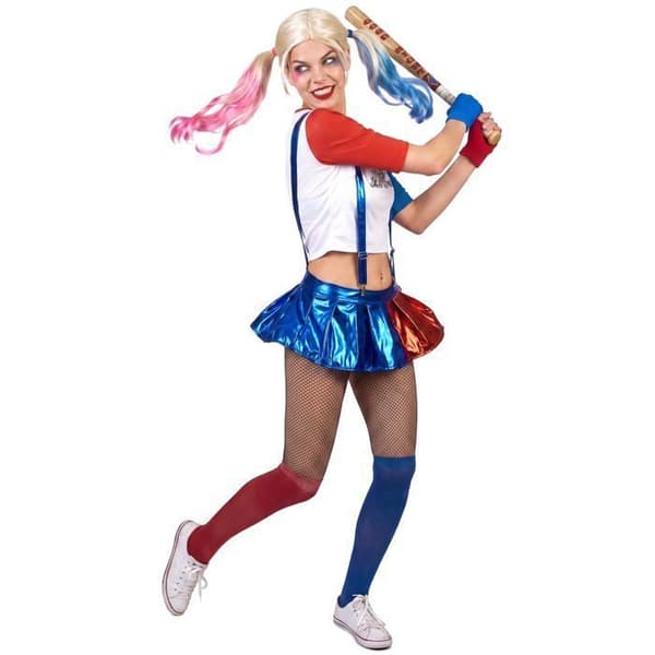 Kostume - Djævelsk Harlekin Kostume til Kvinder S