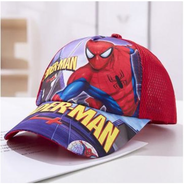 Mesh baseball cap Snapback Trucker Hat Barn for barn 2-5 år #1 Spider-Man #1