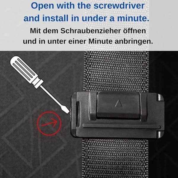 2 stk. setebeltejusteringsklips, setebeltejusterer, stoppregulator, forhindrer beltegniing