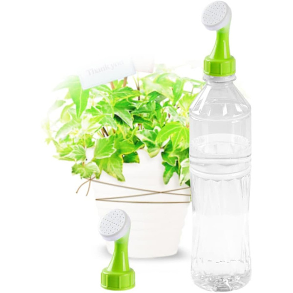 6-pack flasköppssprejare DIY liten vattenkanna plast växtbevattnare lämplig för dricksflaskor fröplanta trädgårdsbevattning
