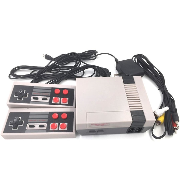 Mini Klassisk Retro TV-spelkonsol Underhållningssystem Inbyggda 620 Spel