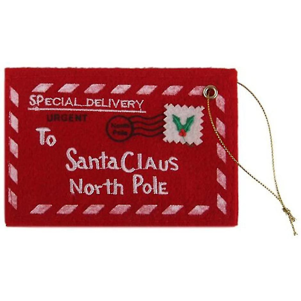 Joulupukki Kirjeisiin Postilaatikko Kirjepaperi Pohjoinen Noel Napa 10kpl Kirje Joulupukille Huopa Kirjekuori Embr