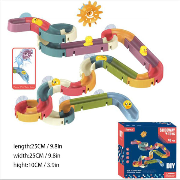 Badelegetøj Sports Ande Tack Elefant Brusebad Legetøj Baby Badeværelse Legetøj Tidlig Uddannelse Legetøj 48PCS