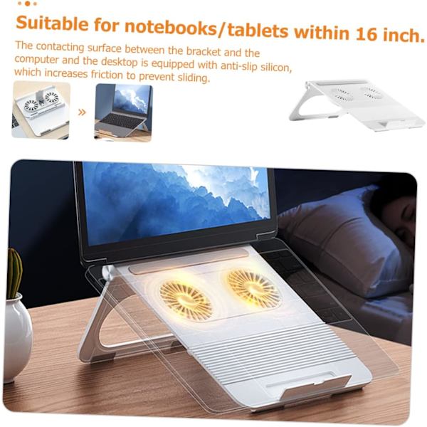 Bærbar computer kølepude bærbar computer stand bærbar computer holder bærbar computer stand bærbar computer kølestativ bærbar computer støtte bærbar computer luftkøler stand