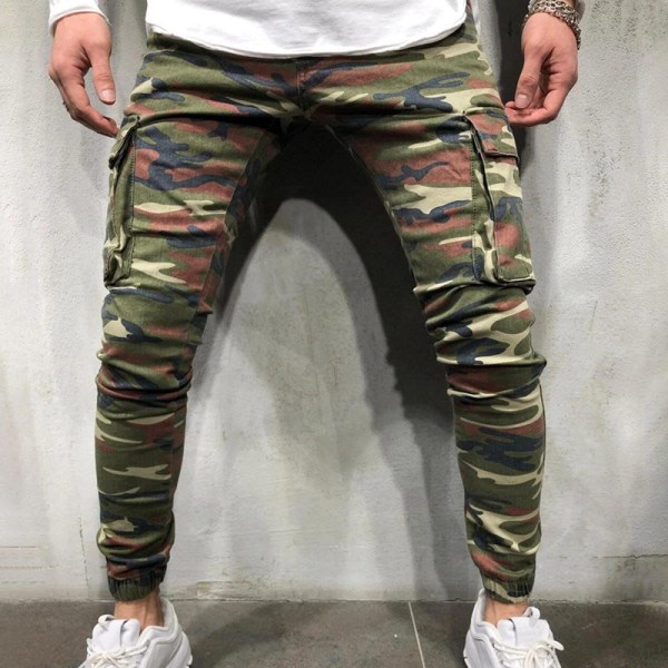 Camoufalge Herre Lommer Arbejdstøj Jeans Camouflage 2XL