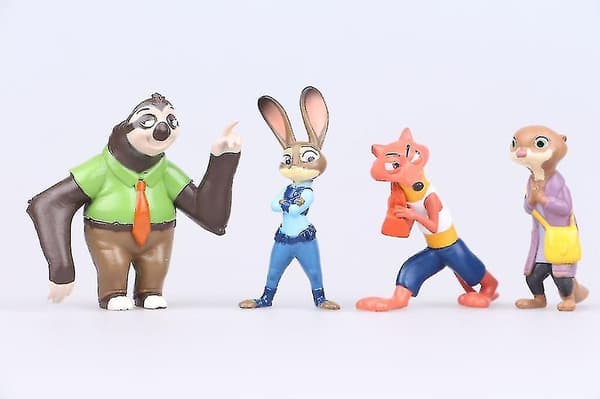 12-pack Zootopia Zootropolis leksaksfigurer