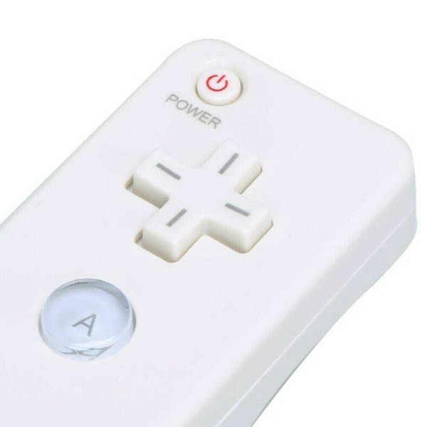 Trådlös ersättningsfjärrkontroll för Wii för Wii U för Wiimote-WELLNGS Vit White