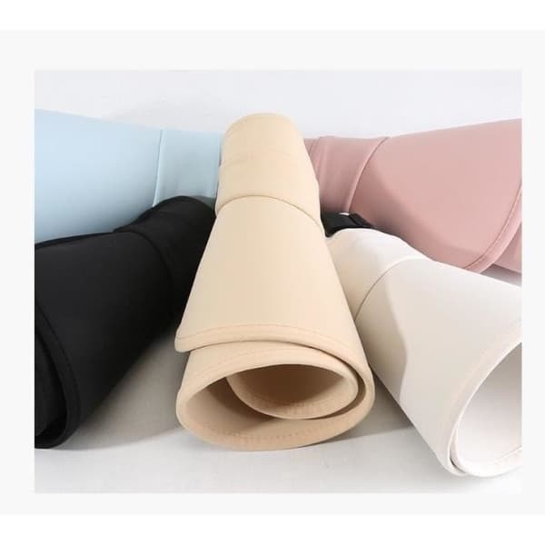 Foldbar solhat med bred skygge til damer - sommerhat i is-silke med UPF50+ beige