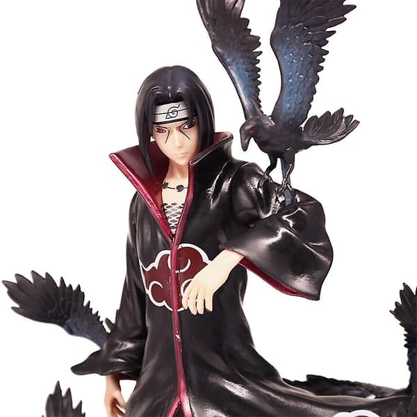 Anime Naruto Uchiha Itachi Raven Shippuden Figur Pvc Statue Samleobjekter Til Barn Fans Gave
