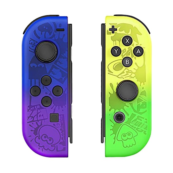 Handkontroll för Nintendo Switch, Trådlös Kontroller med Dubbel Vibration, Väckning/Skärmdump/Rörelse-kontroll