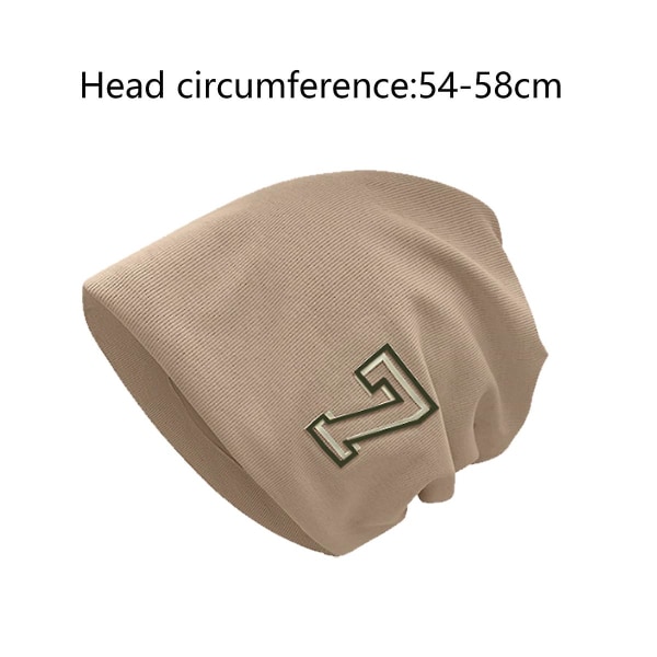 Dame Hatte Slouchy Strikkede Hue Huer Til Kvinder Hat Til Kvinder Vinter Blød Varm Dame Uld Strikkede Skull Beanies Cap Khaki