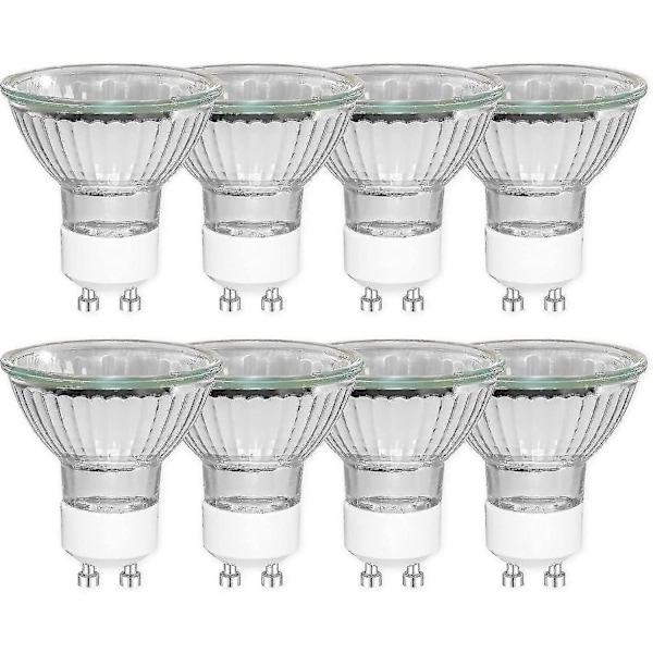 8 st Gu10 35w Halogen Reflector Lampor, Dimbar Spotlight, Varm Vit 2700k Bästa Present (hy)