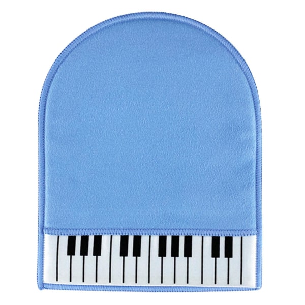 Mjuka Piano Rengöringshandskar Mikrofiberduk Instrument Keyboard Rengöringsduk Blue