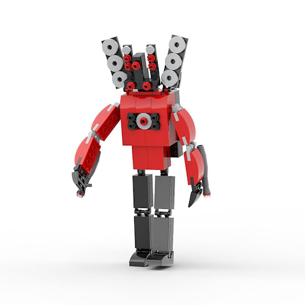 Skibidi toalettbyggstenar, heta videokaraktärer Skibidi toalett spel samlarmodell actionfigur leksaker presenter B 1Pc