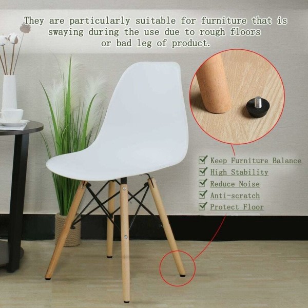 16 justerbare møbelføtter Nivellering Glider Base Leg Table Cap