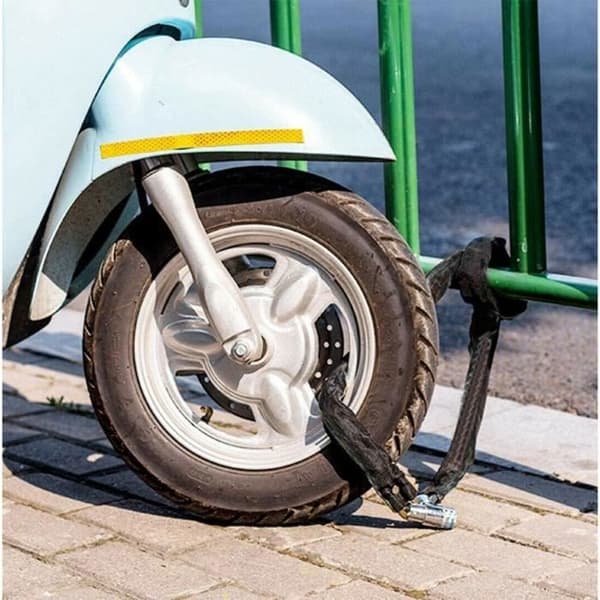 123 CM Cykellås, Tyverisikring Kædelås til Cykler og Motorcykler, Stål