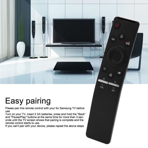 Bluetooth Röst-TV Fjärrkontroll För Samsung Bn5901266a Rmcspm1ap1 Qn65q7fd Un75mu630d Un50mu630d Un65mu850d 4k Tv