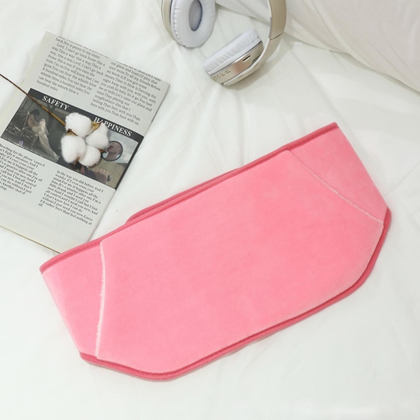 Plys varmt taljebælte Varmtvandsflaskepose Kompakt og let varmere Maskinvaskbar til mænd Kvinde Housewarming A Light Pink