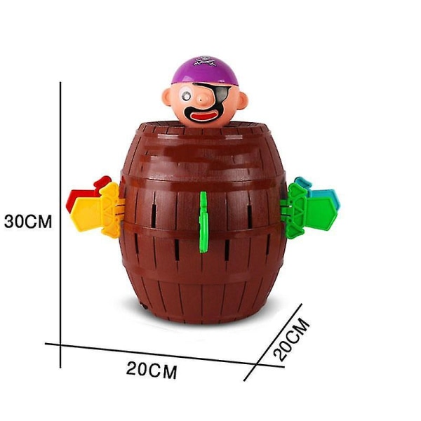 Pop Up Pirate Classic Kids Action Educational Board Game Toy For Up To 4 Players Pirate Bucket Decompression Toy