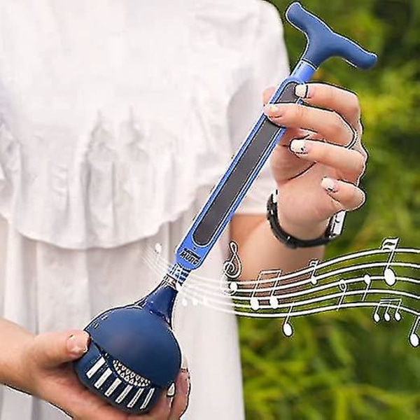 Wudaizhi Otamatone Japansk elektroniskt musikinstrument bärbar synthesizer roliga magiska ljudleksaker present till barn vuxna blue