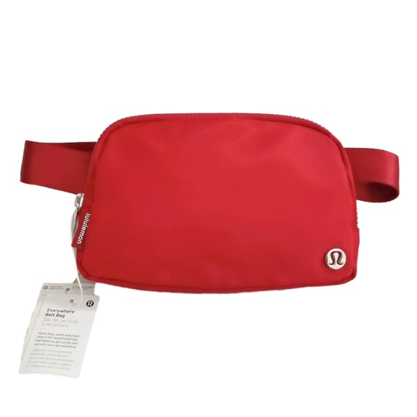 Lululemon Everywhere Belt Bag Fanny Pack for Kvinner og Menn Wine Red