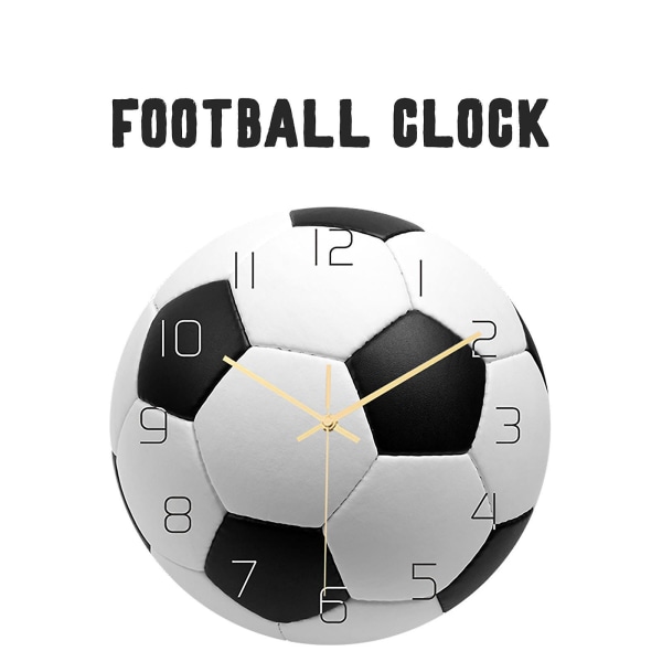 Fort Nite Football Seinäkello Makuuhuoneen Olohuoneen Herätyskello Lahjat Lapsille