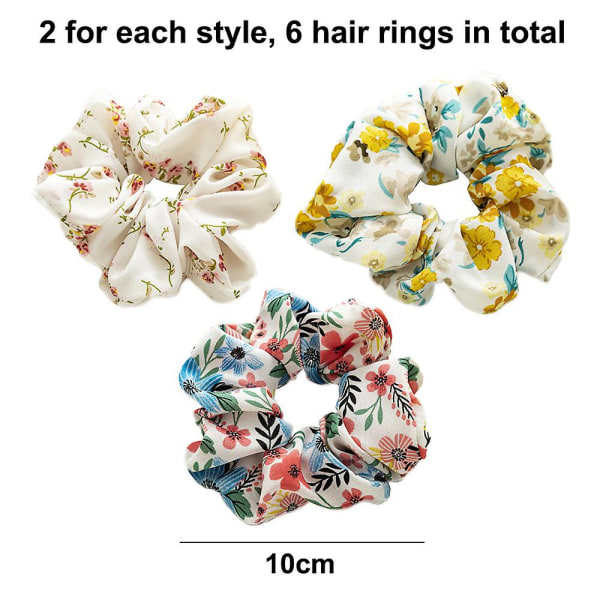 Hår Scrunchies til mors dag gave, hårbånd elastiske bånd hestehaleholder til kvinder og piger Style 1