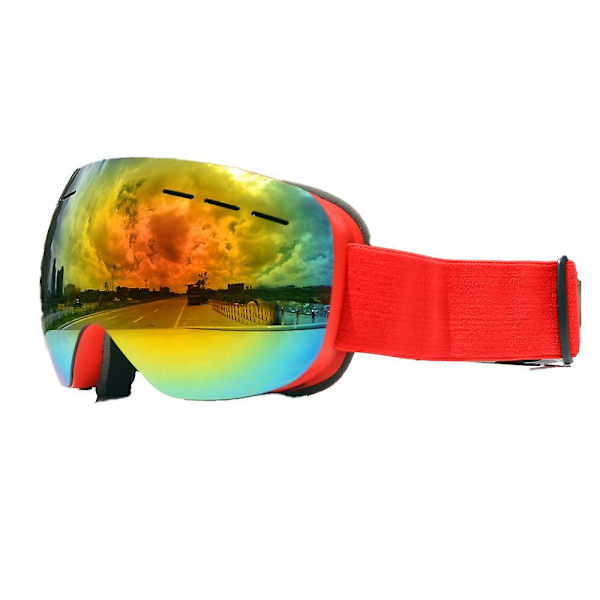Naisten ja miesten hiihtolasit Pro red frame red piece