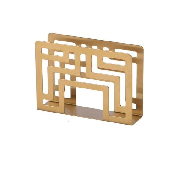 Servietholder i rustfrit stål - Vertikal servietholder gold style 2-style 2