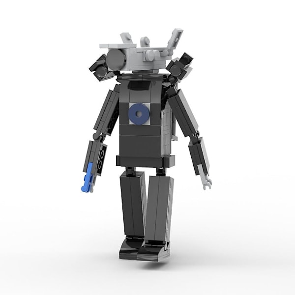 Skibidi toalettbyggstenar, heta videokaraktärer Skibidi toalett spel samlarmodell actionfigur leksaker presenter C 1Pc