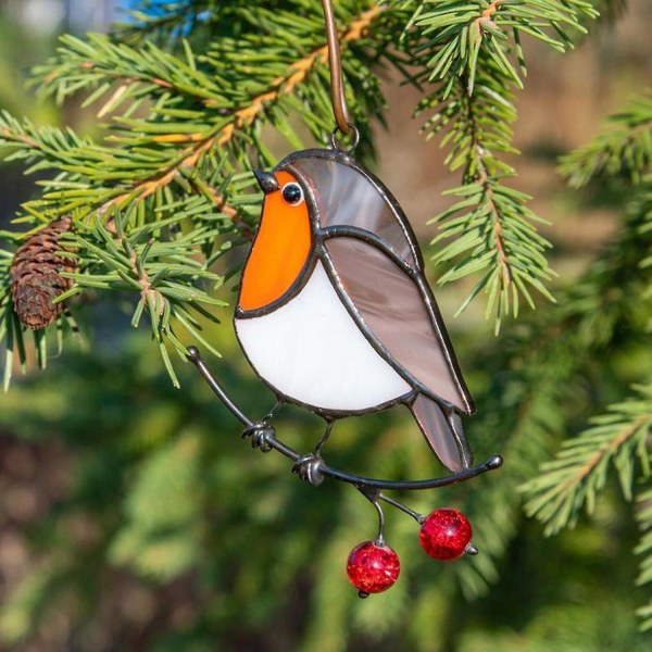 Hängande på tråd Hög Akryl Suncatcher Uggla Panel Hem De