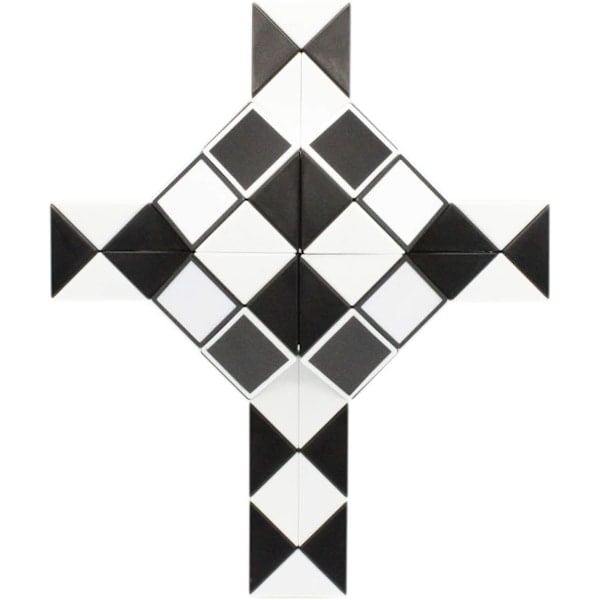 Magic Snake Cube Twist Puzzle 72 kilar Sensorisk Fidget Sock S