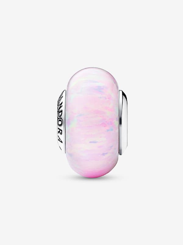 Pandora - Opaliserande rosa berlock - Sterlingsilver