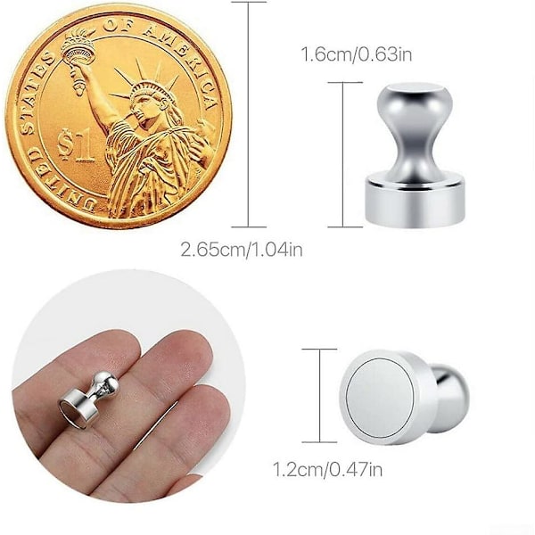 Jääkaappimagneetti, neodyymimagneettipinni, taulumagneetti, magneettiset peukkutaskut taululle, kartiomagneetti, supervahva kalligrafia- ja maalausmagneetti