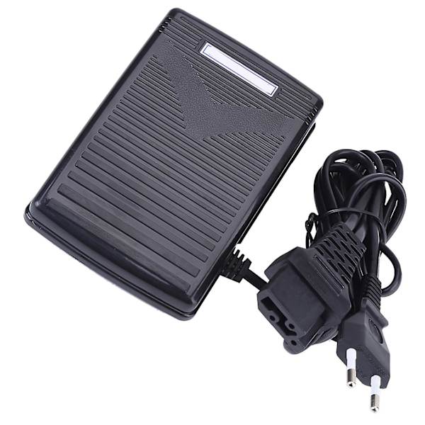 EU Stik Fodkontrol Symaskine Udskiftningsledning Pedal 13,5x9cm 220V Elektrisk til Alle Polstringsmaskiner
