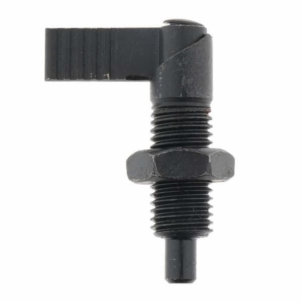 Indekseringsstift med spak og låsemutter, fingjenget M12 - M12 × 8