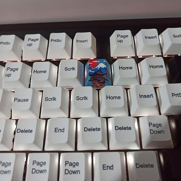 Fit til Cherry Mx Dip Dye Sculpture Keycap Mekanisk Tastatur Udskift Keycap