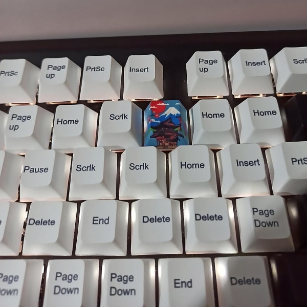 Passer for Cherry Mx Dip Dye Sculpture Keycap Mekanisk tastatur Bytt ut Keycap