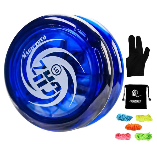 Responsiv Yoyo D1 Ghz, Professionell Yoyo Looping Yoyos Nybörjare Med Yoyo Strängar+handskar+yoyo Väska