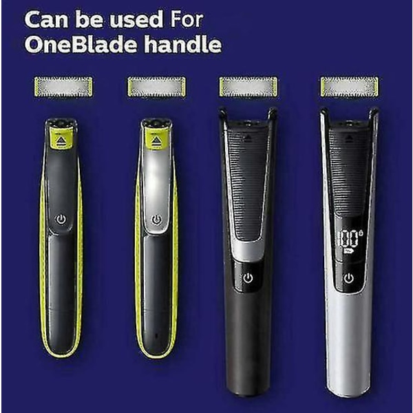 6 stk Blade Kompatibel med Philips Oneblade Udskiftning Blade Beard Shaver Head