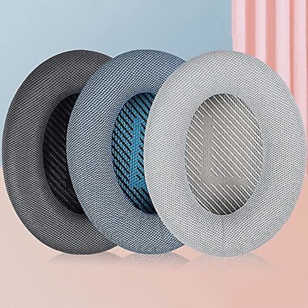 Udskiftning af stof ørepuder kompatibel med Bose Quietcomfort 45 (qc45) Qc35 Ii trådløse støjreducerende over-ear-hovedtelefoner Blue