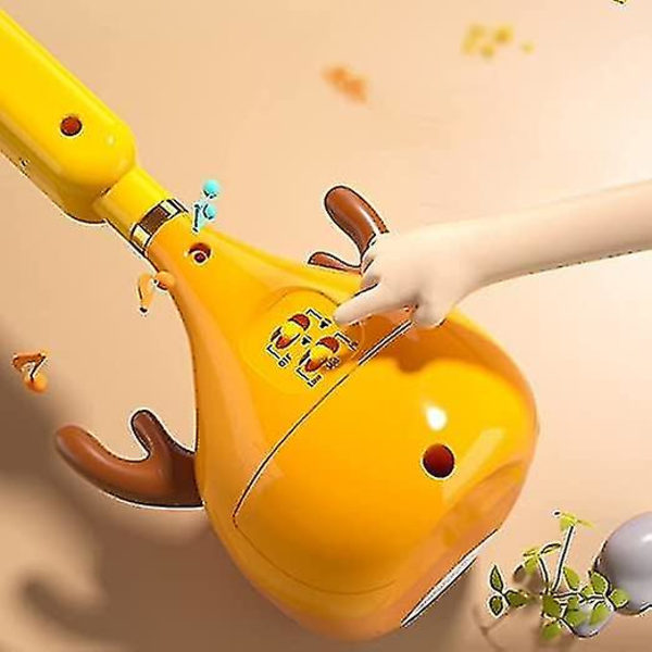 Wudaizhi Otamatone Japansk Elektronisk Musikinstrument Bærbar Synthesizer Morsomme Magiske Lyder Leker Gave Til Barn Voksne orange