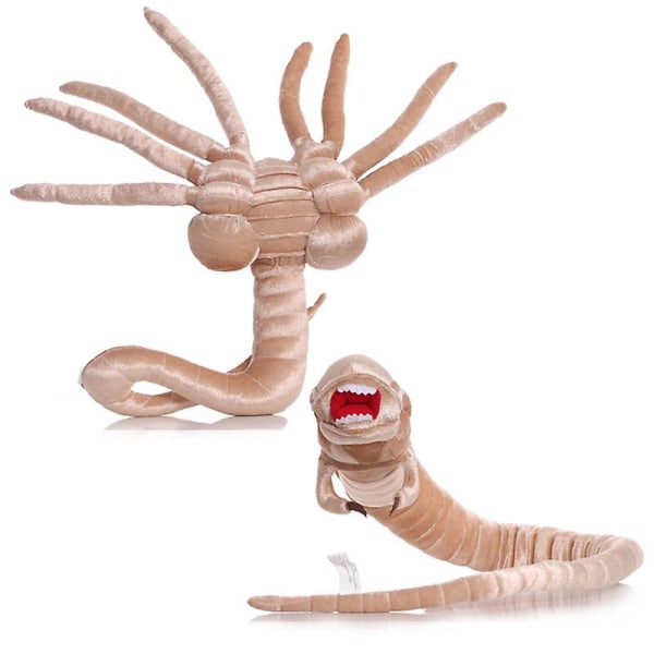 Alien plyslegetøj 50cm Facehugger 110cm Chestburster bløde plysdyr Cosplay til børn Chidren Chirstmas gaver 110cm Chestburster